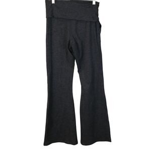 Offline by Aerie Hugger Foldover Flare Leggings Size Large Tall Blue Grey Yoga